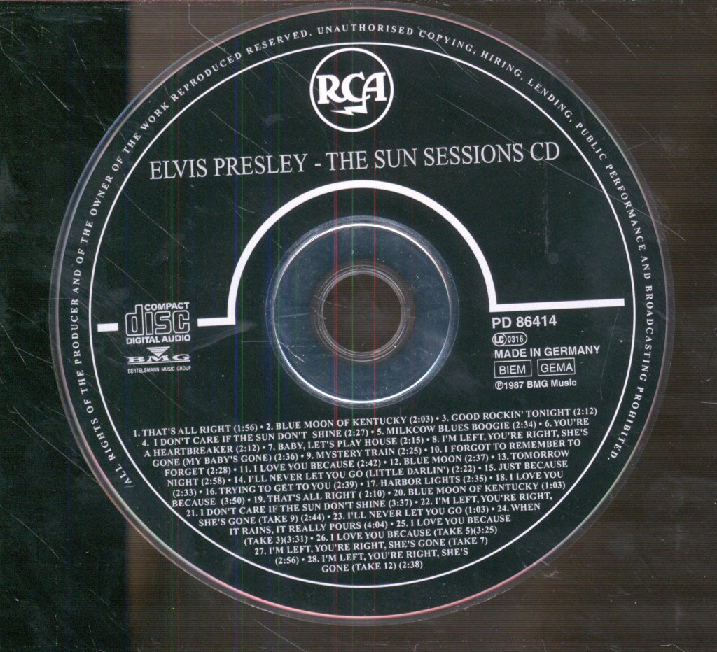 Elvis Presley - Sun Sessions CD (Elvis Presley Commemorative Issue) - Cd