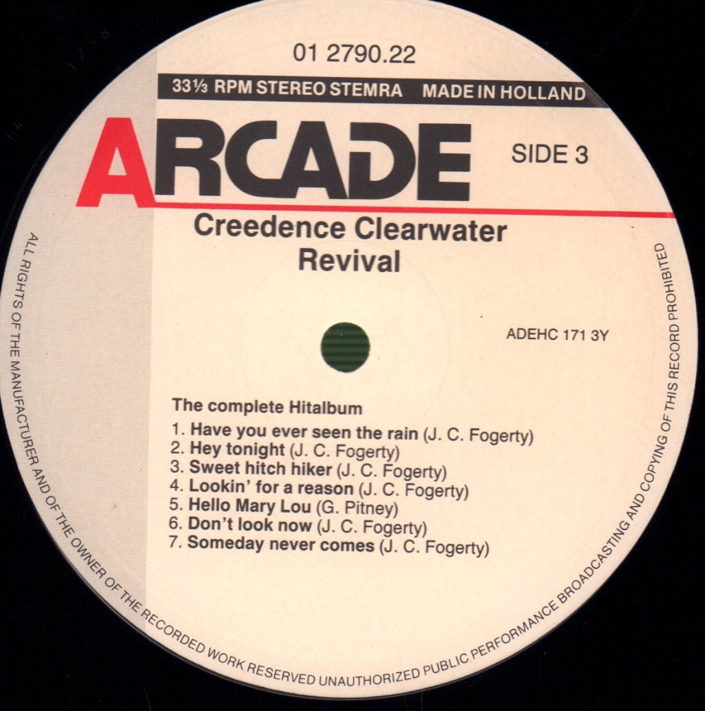 Creedence Clearwater Revival - Complete Hit Album - Double Lp