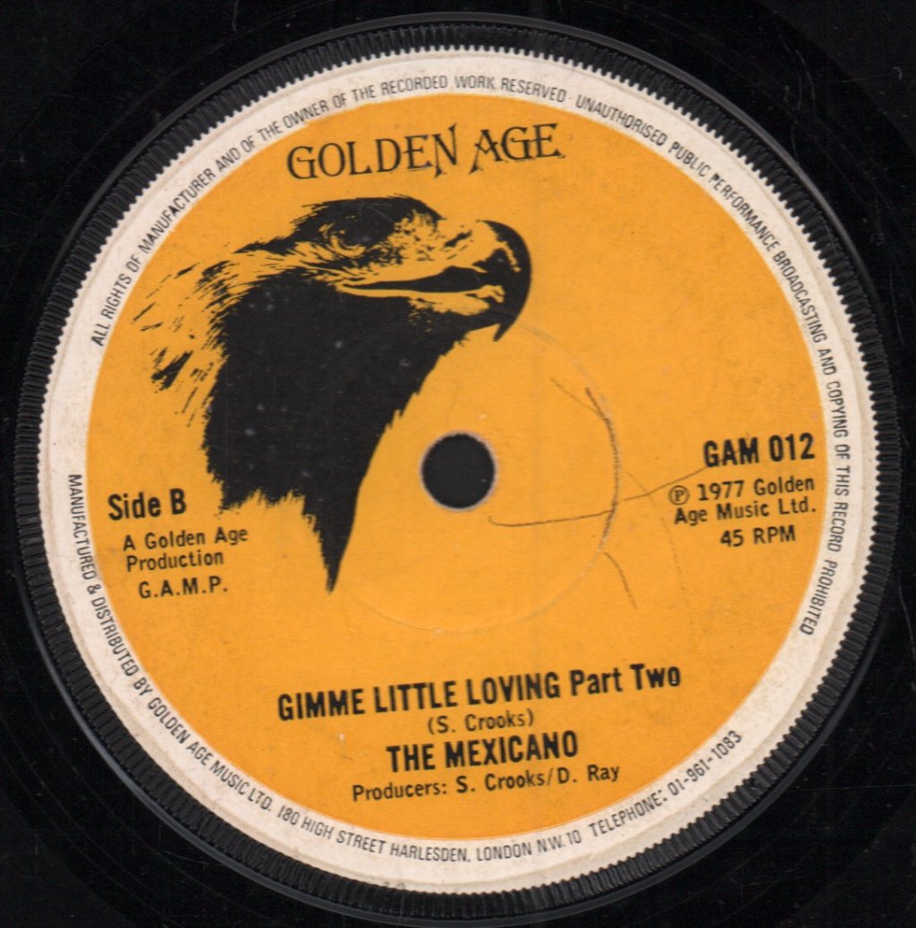 Mexicano - Gimme Little Loving Part One - 7 Inch