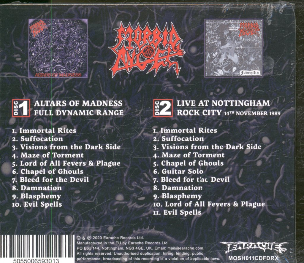 Morbid Angel - Altars Of Madness Ultimate Edition - Cd
