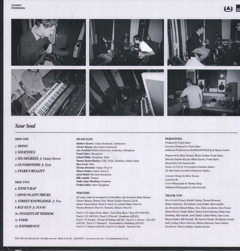 Badbadnotgood And Ghostface Killah - Sour Soul - Lp