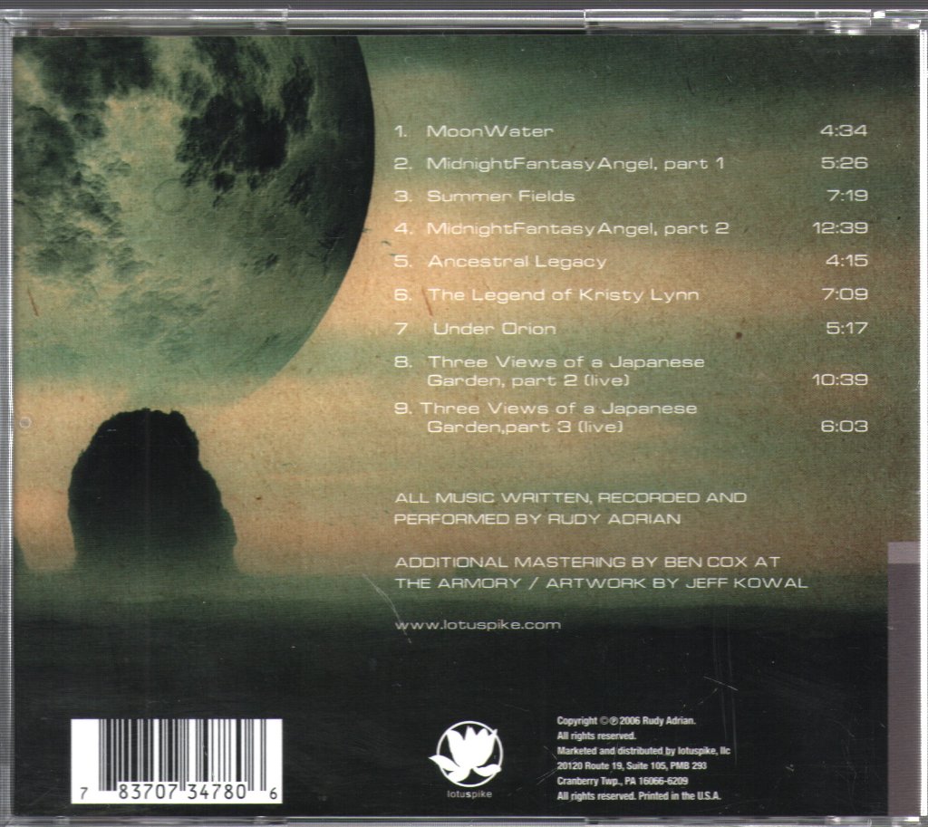 Rudy Adrian - MoonWater - Cd
