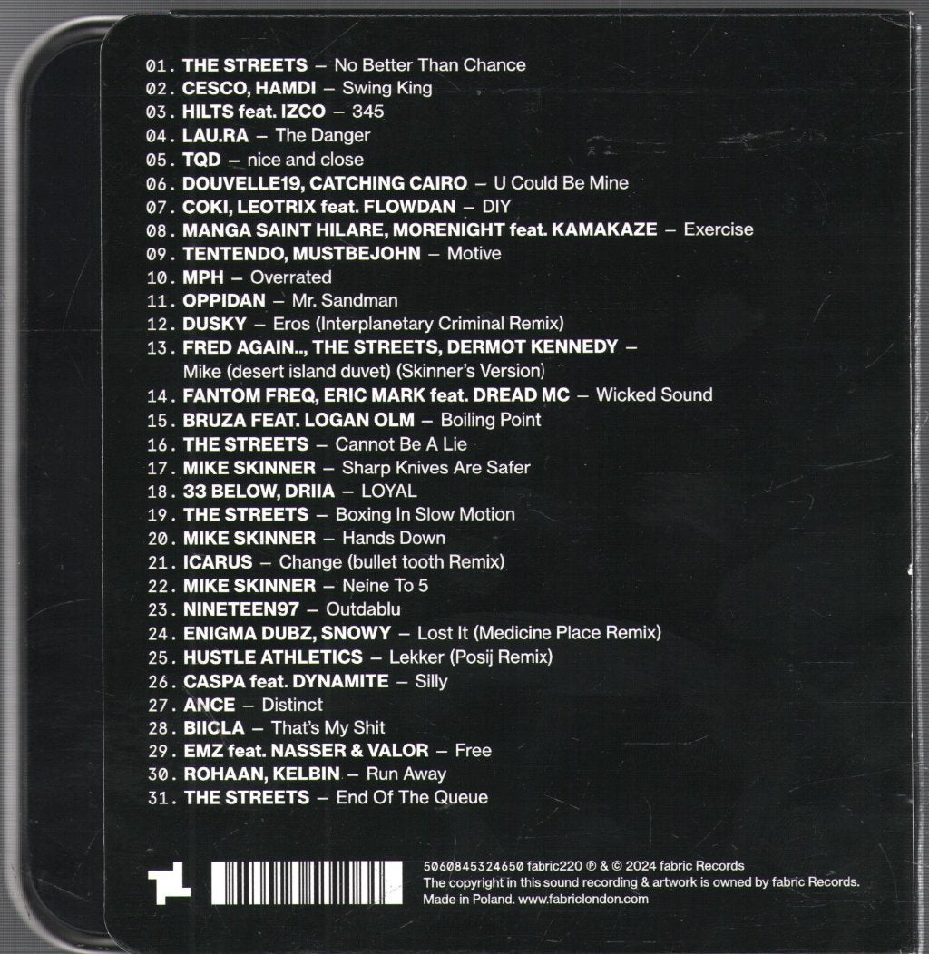 Streets - Fabric Presents The Streets - Cd