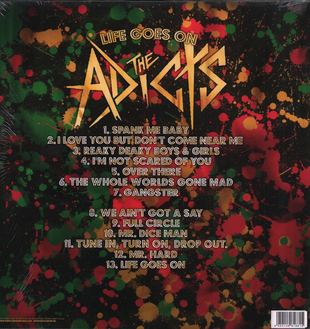 Adicts - Life Goes On - Lp