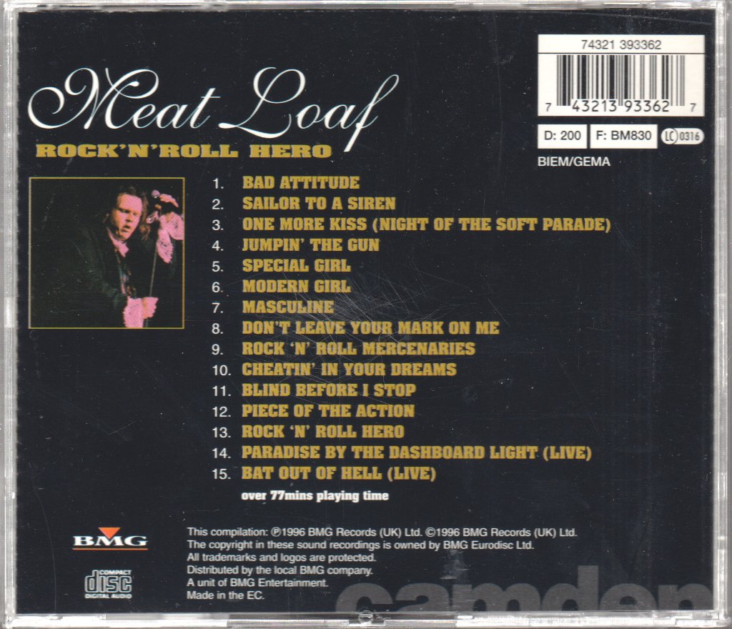 Meat Loaf - Rock N Roll Hero - Cd