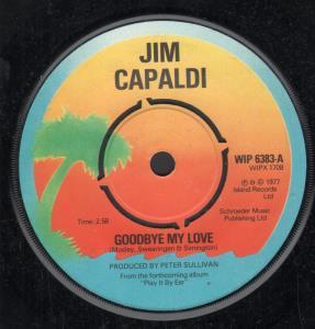 Jim Capaldi - Goodbye My Love - 7 Inch