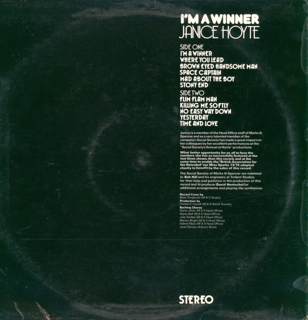 Janice Hoyte - I'm A Winner - Lp