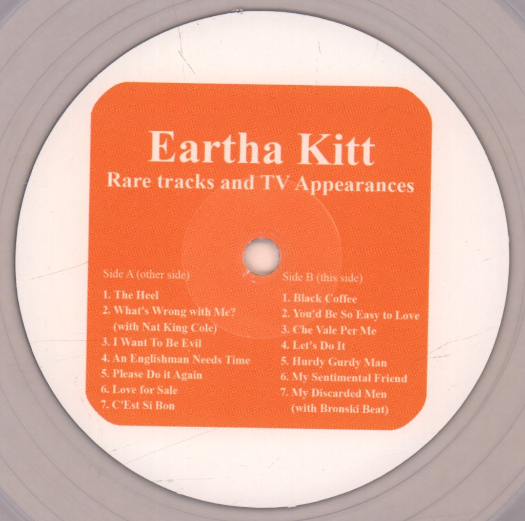 Eartha Kitt - Rare Tracks And TV Appearances - Lp