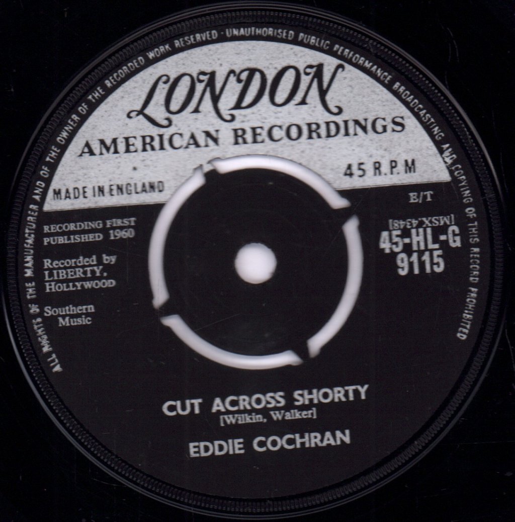 Eddie Cochran - Three Steps To Heaven - 7 Inch