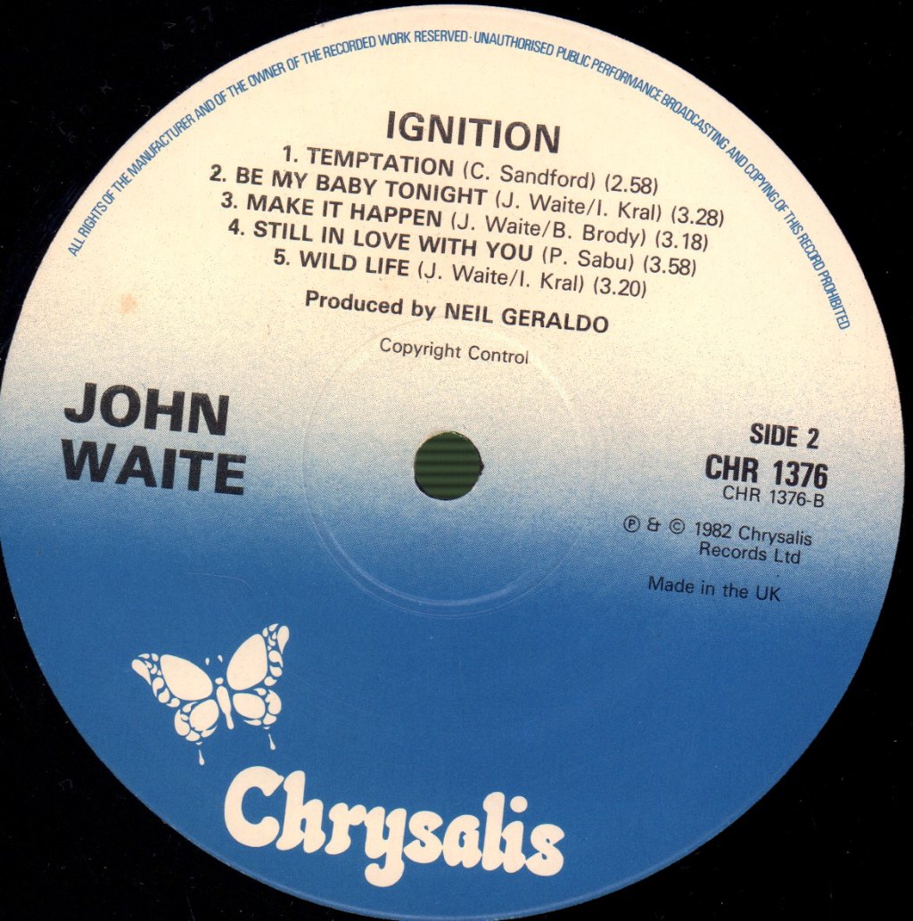 John Waite - Ignition - Lp