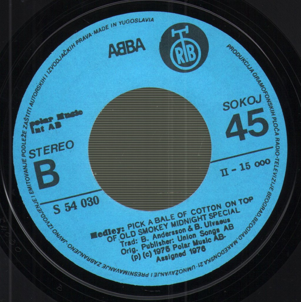 ABBA - Summer Night City - 7 Inch