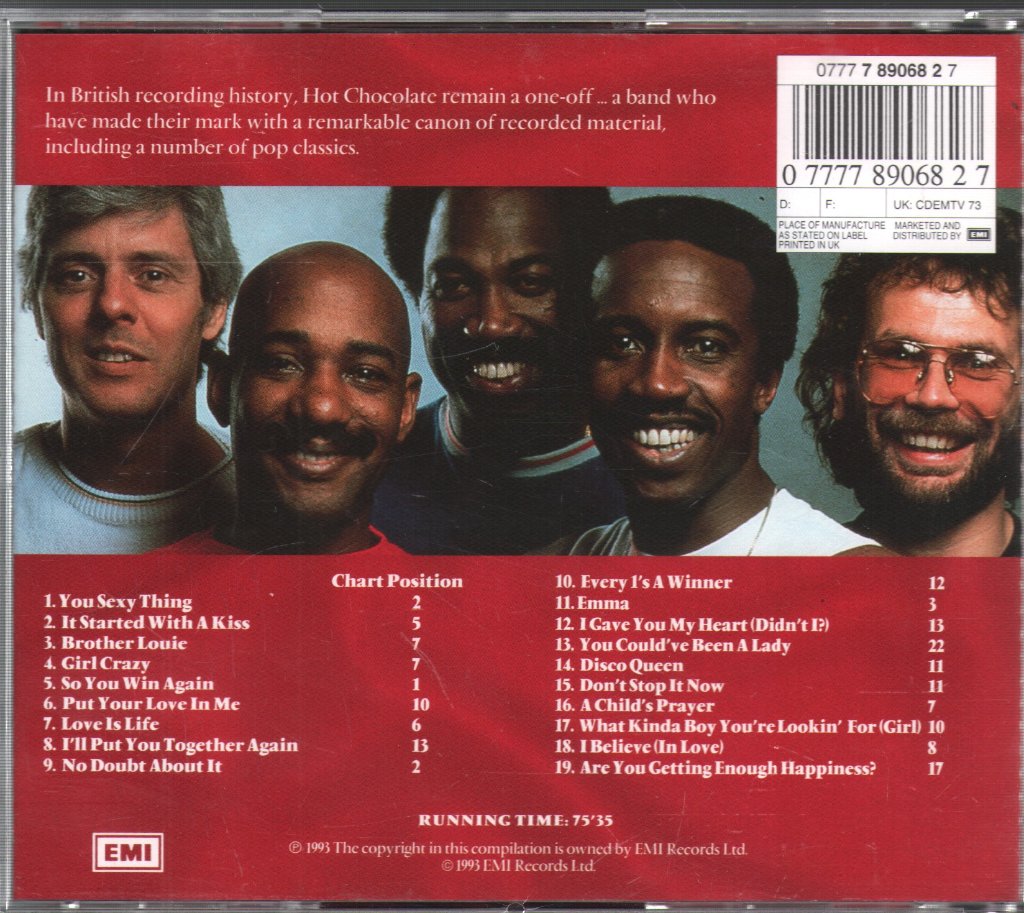 Hot Chocolate - Their Greatest Hits - Cd