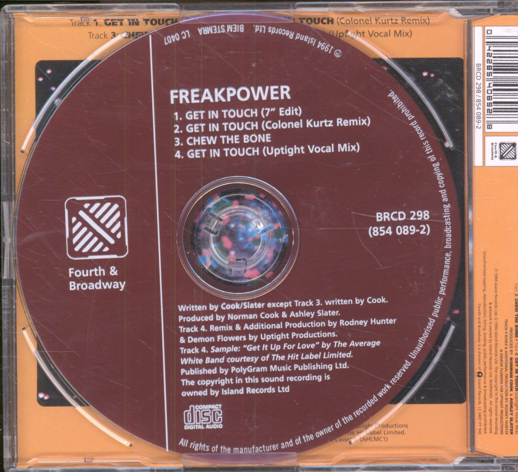 Freak Power - Get In Touch - Cd