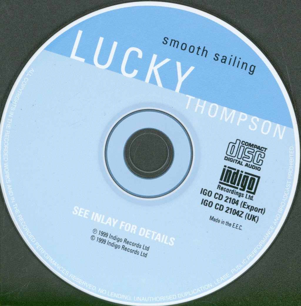 Lucky Thompson - Smooth Sailing - Cd