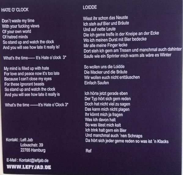 Left Jab - Hate O Clock - 7 Inch
