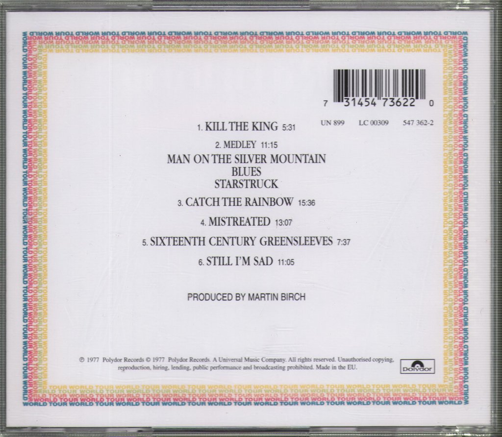 Rainbow - On Stage - Cd