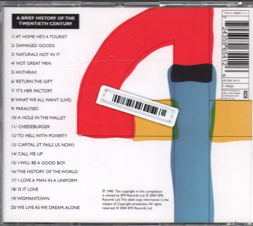 Gang Of Four - A Brief History Of The Twentieth Century - Cd