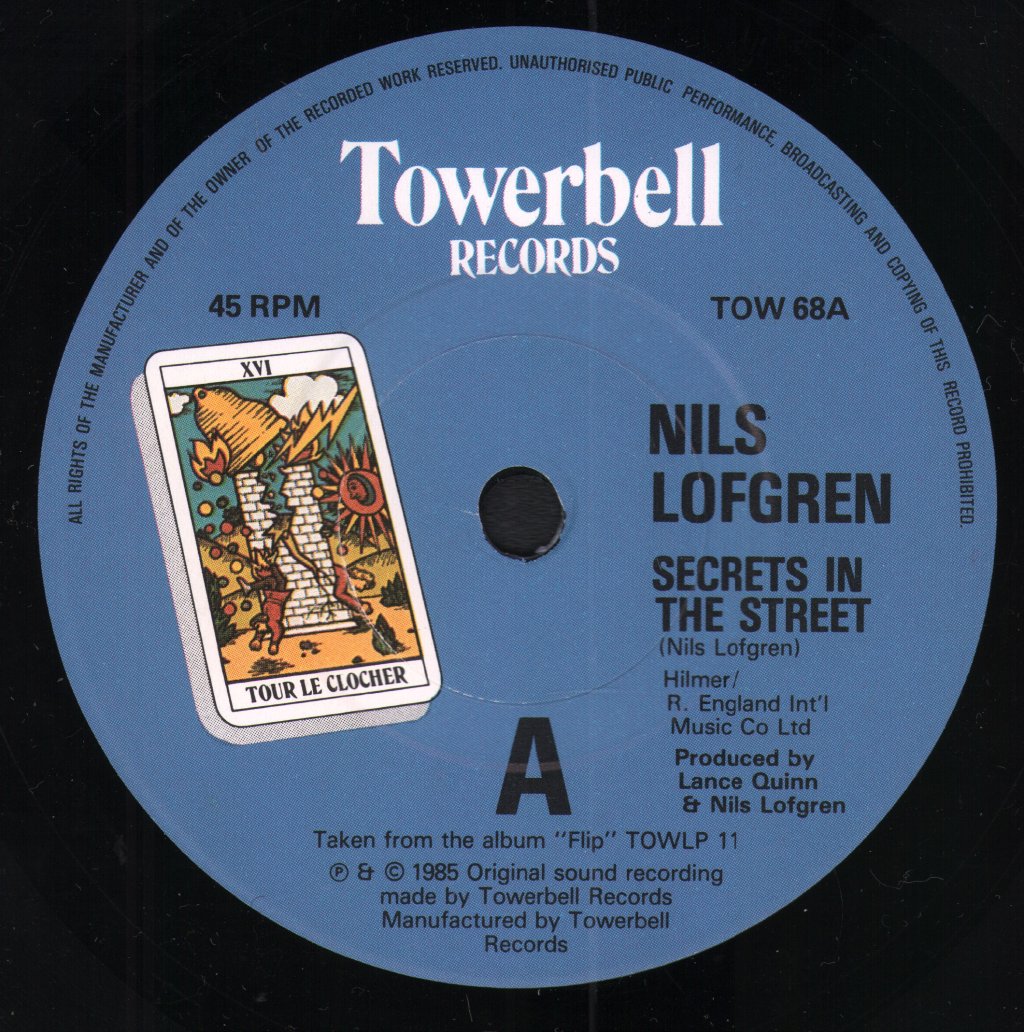 Nils Lofgren - Secrets In The Street - 7 Inch