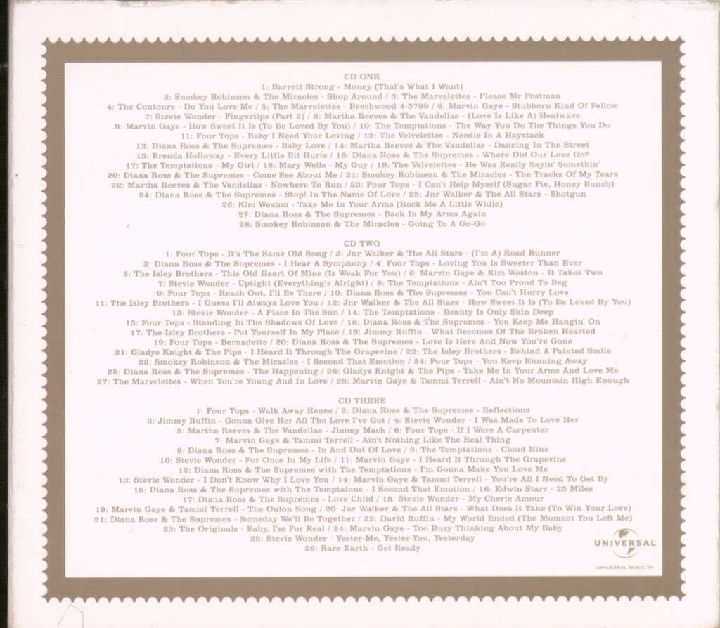 Various Artists - Tamla Motown Gold - The Sound Of Young America - Cd Set