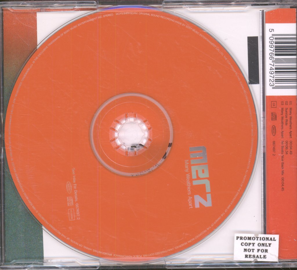 Merz - Many Weathers Apart - Cd
