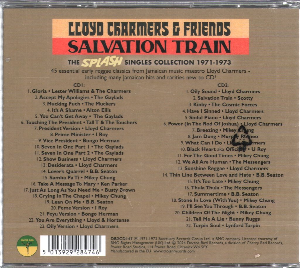 Lloyd Charmers & Friends - Salvation Train: The Splash Singles Collection, 1971–1973 - Double Cd
