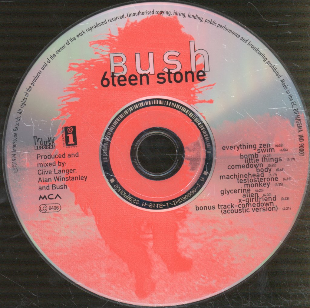 Bush - Sixteen Stone - Cd