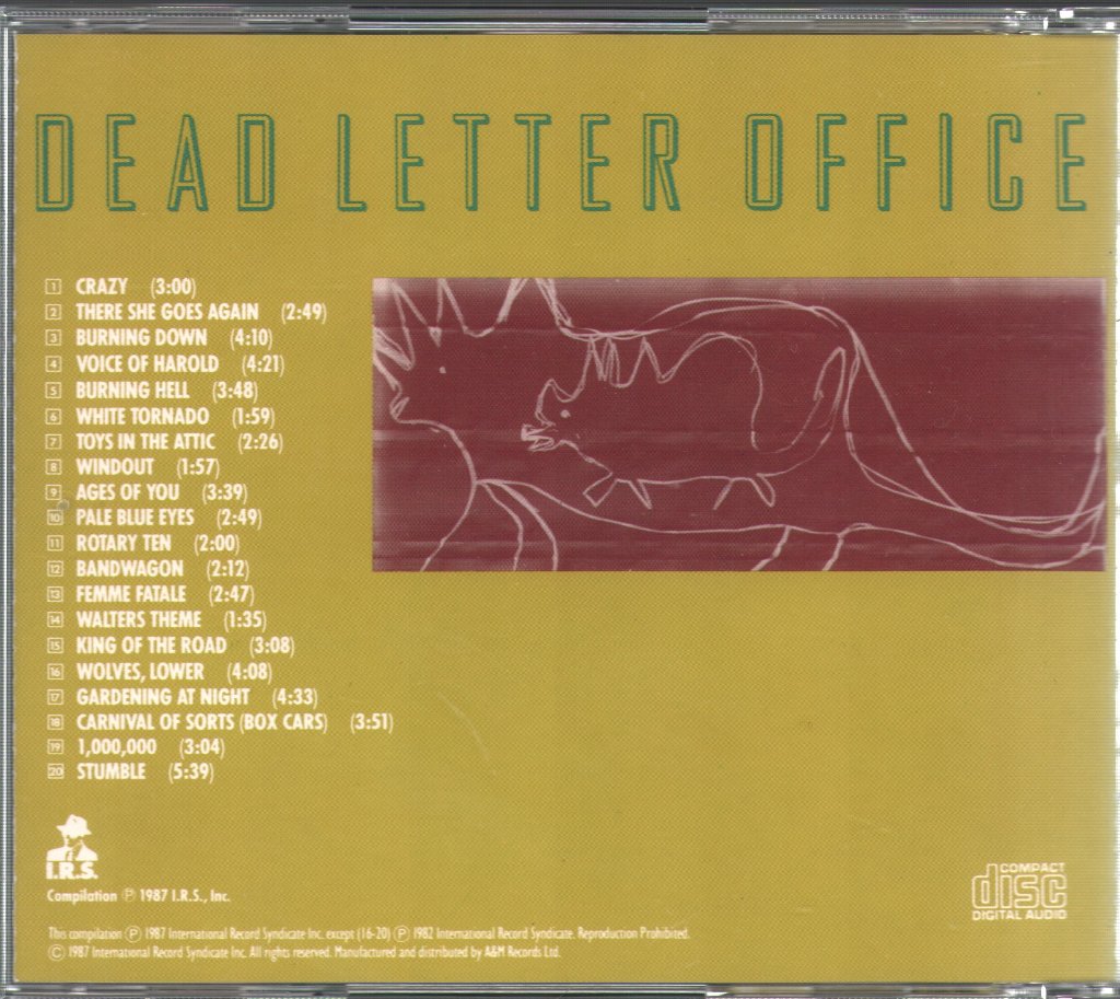 REM - Dead Letter Office - Cd