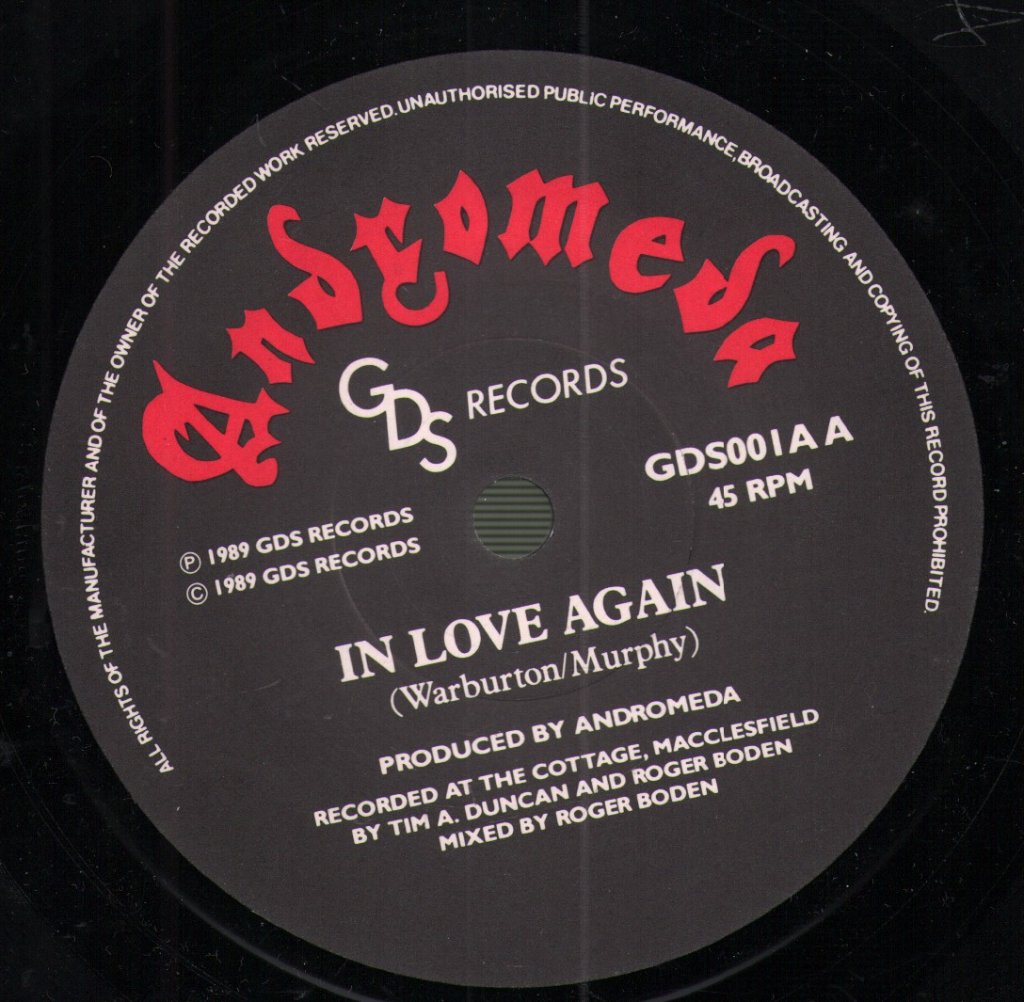 Andromeda (Heavy Metal) - Moments/In Love Again - 7 Inch