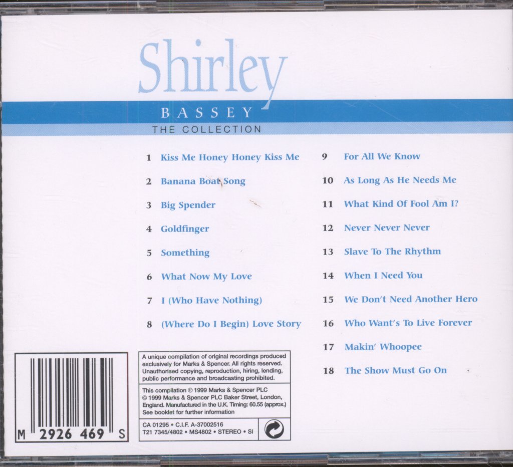 Shirley Bassey - Collection - Cd