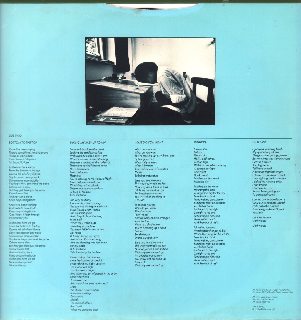 Joan Armatrading - To The Limit - Lp