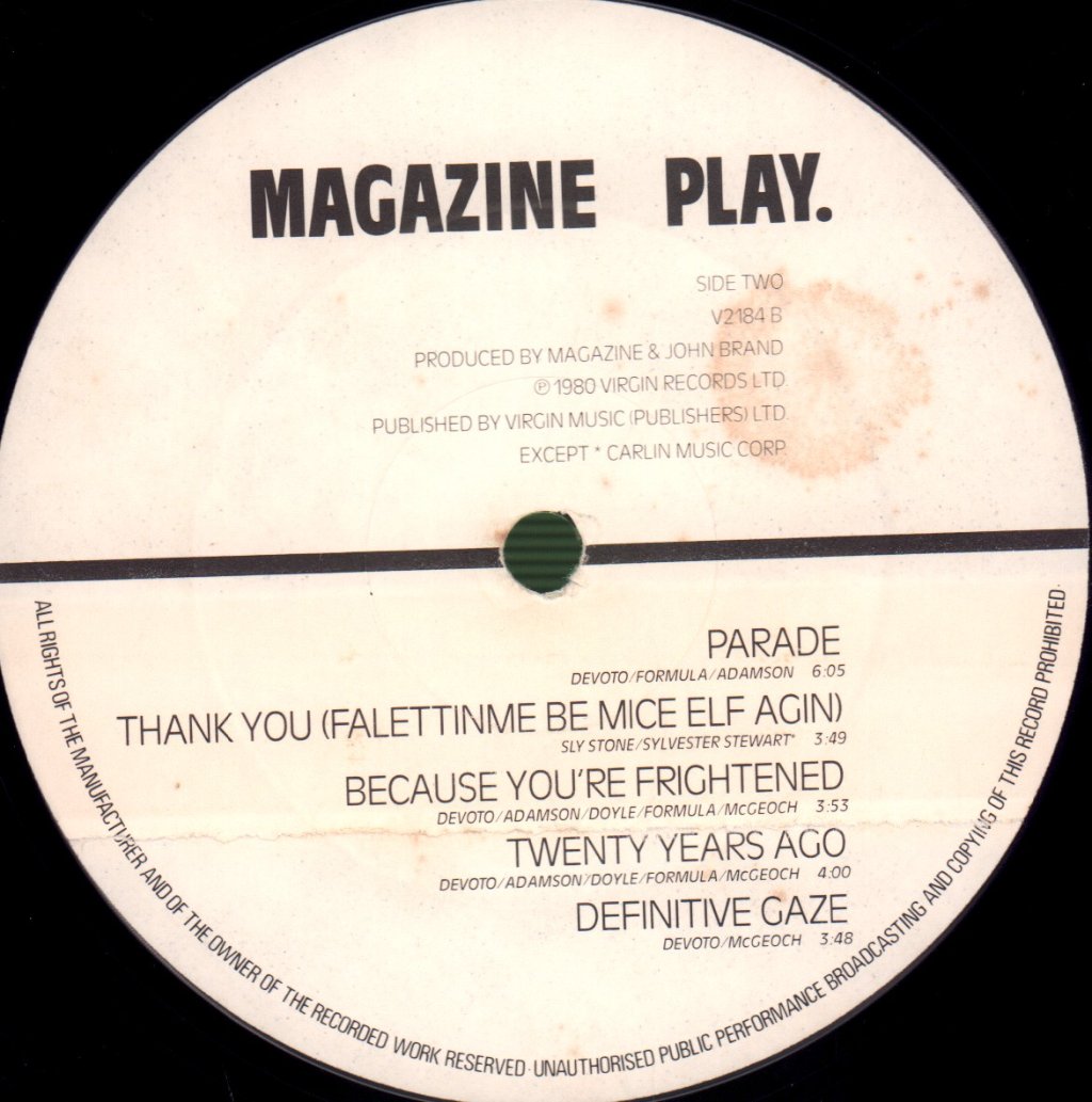 Magazine - Play - Lp
