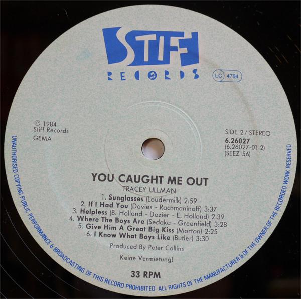 Tracey Ullman - You Caught Me Out - Lp