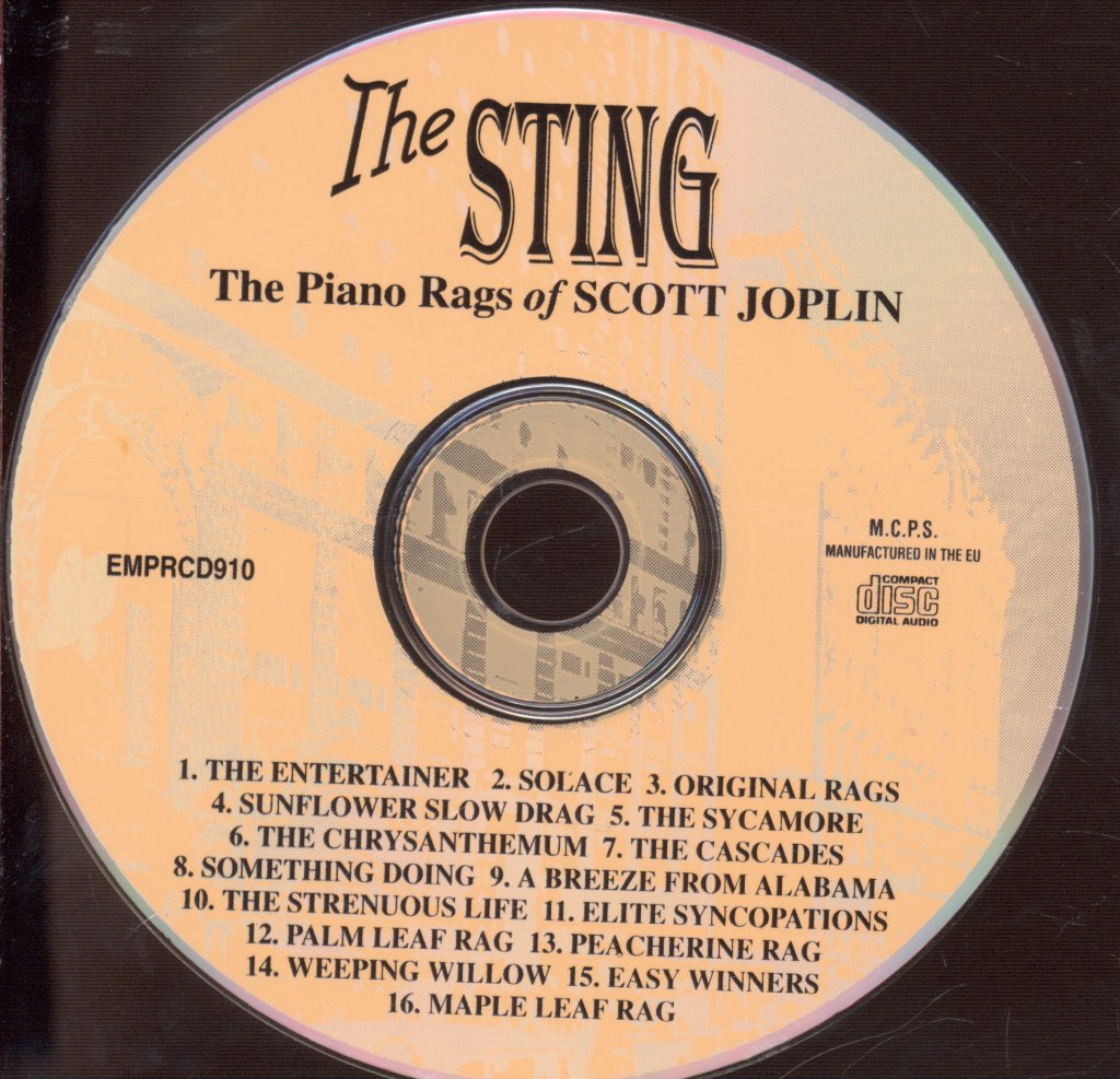 Stewart James And Bradley James - Sting (The Piano Rags Of Scott Joplin) - Cd