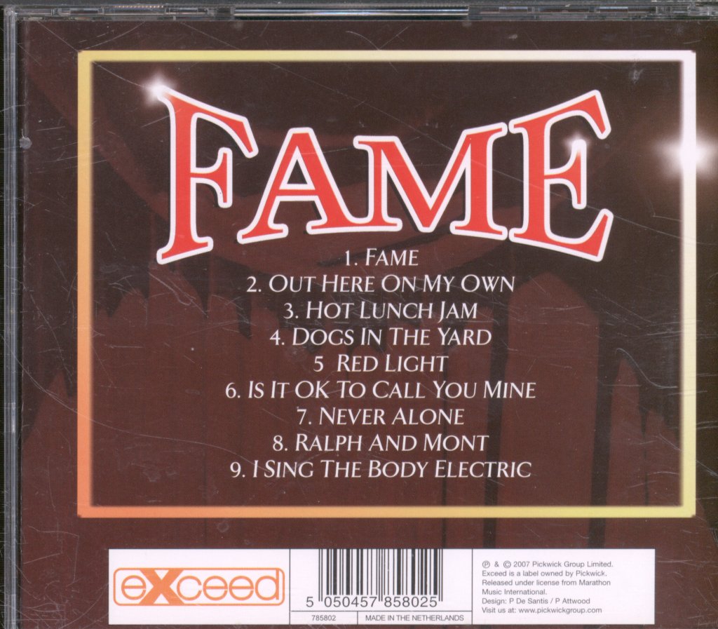 London Theatre Orchestra And Cast - Fame - Cd