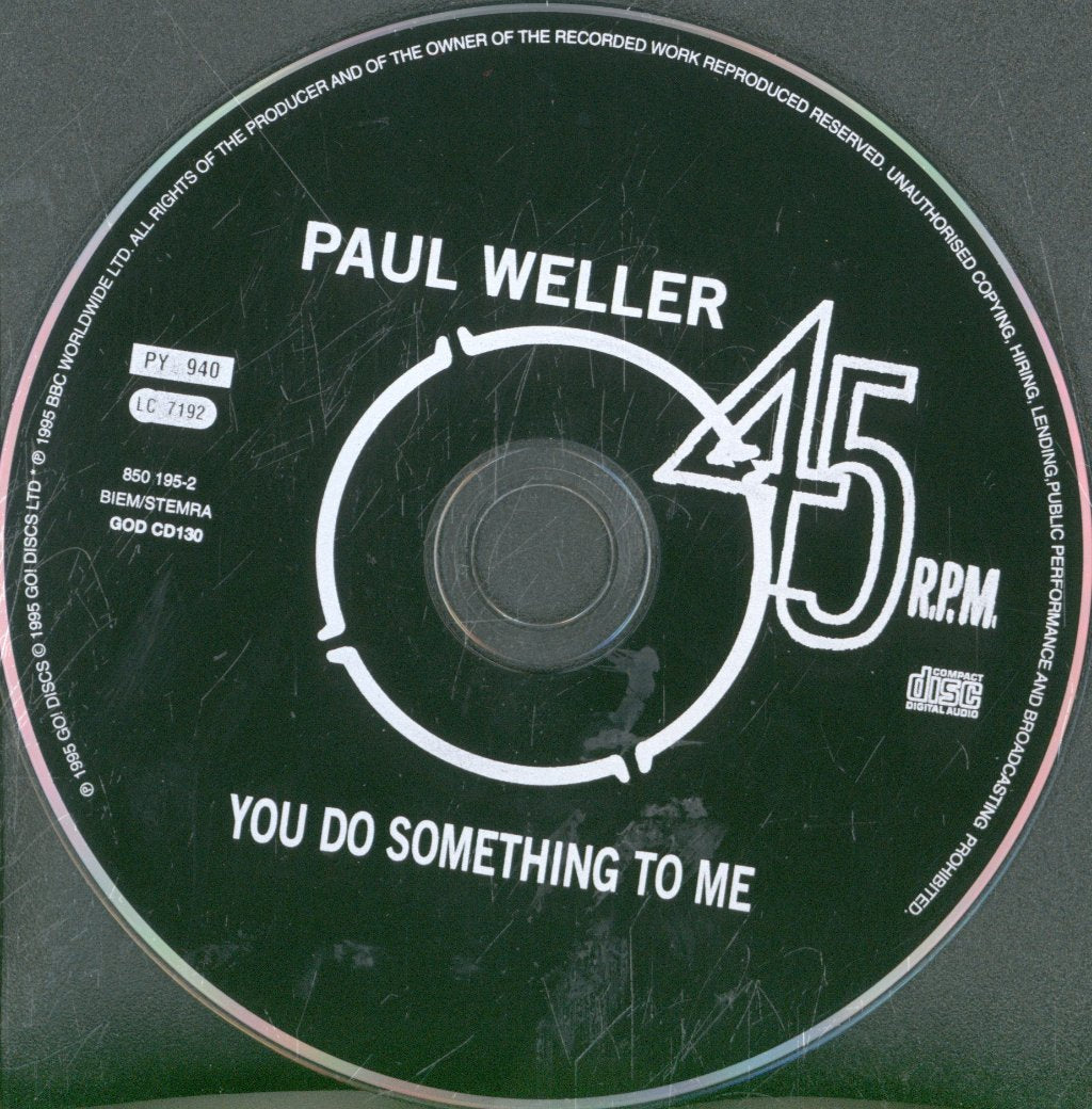 Paul Weller - You Do Something To Me - Cd