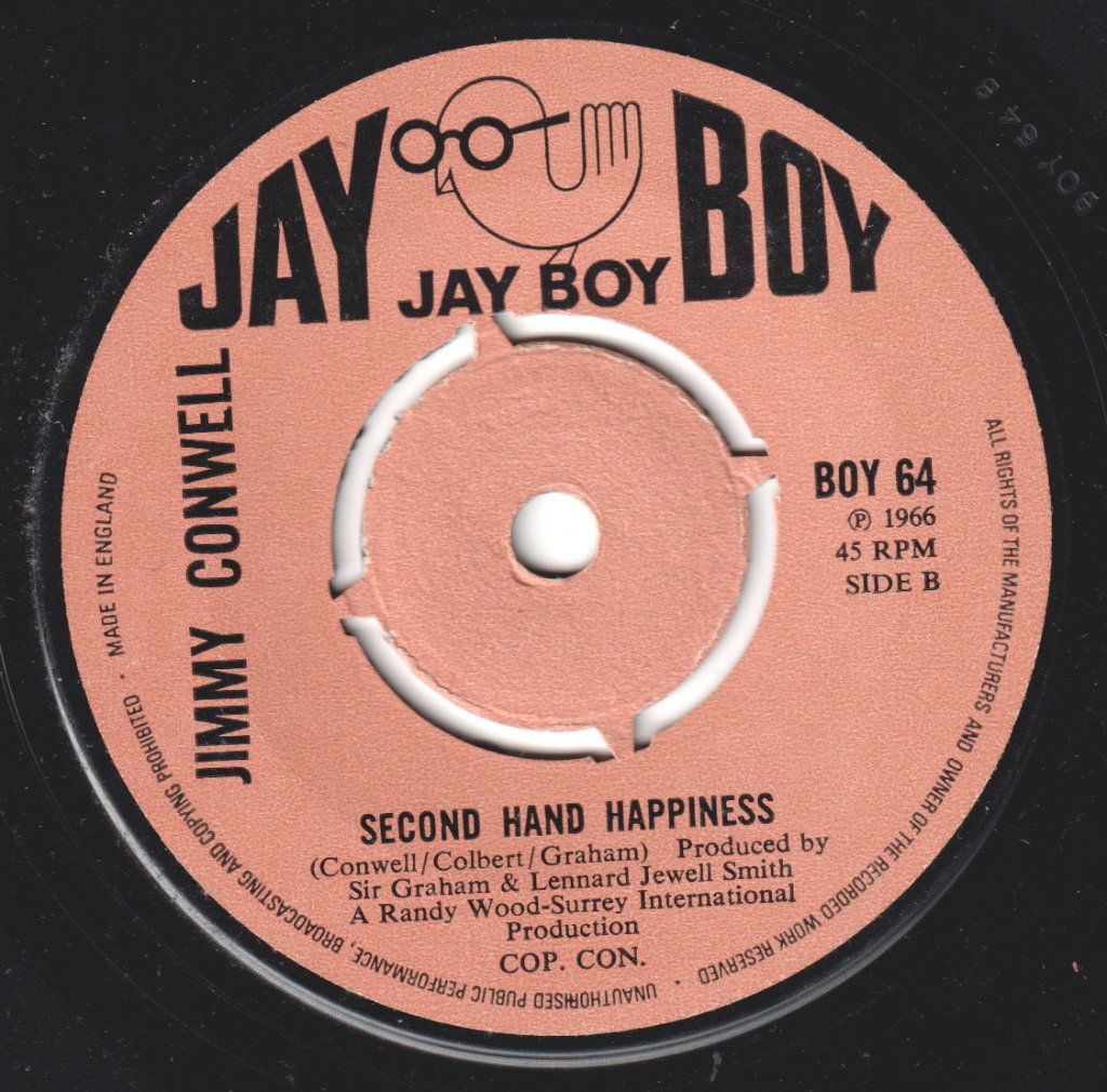 Jimmy Conwell - Cigarette Ashes - 7 Inch