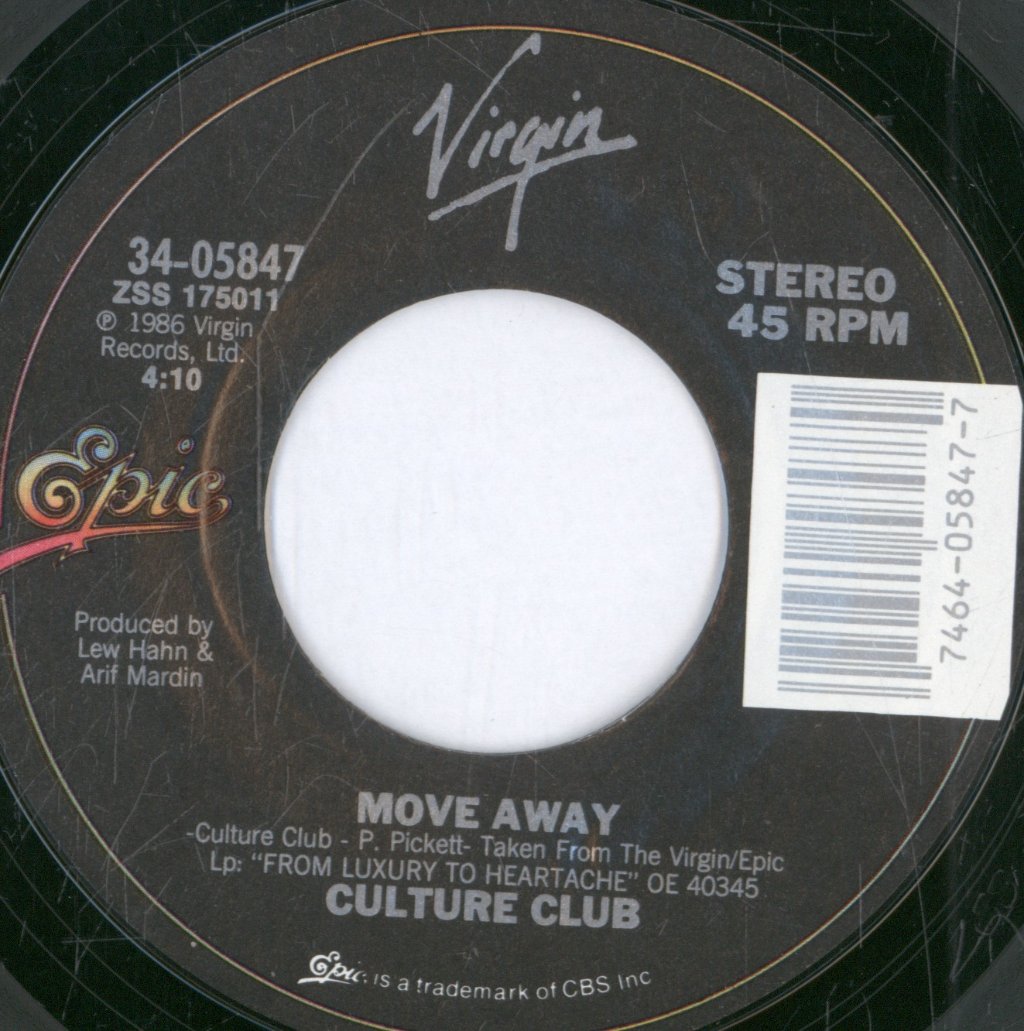 Culture Club - Move Away - 7 Inch
