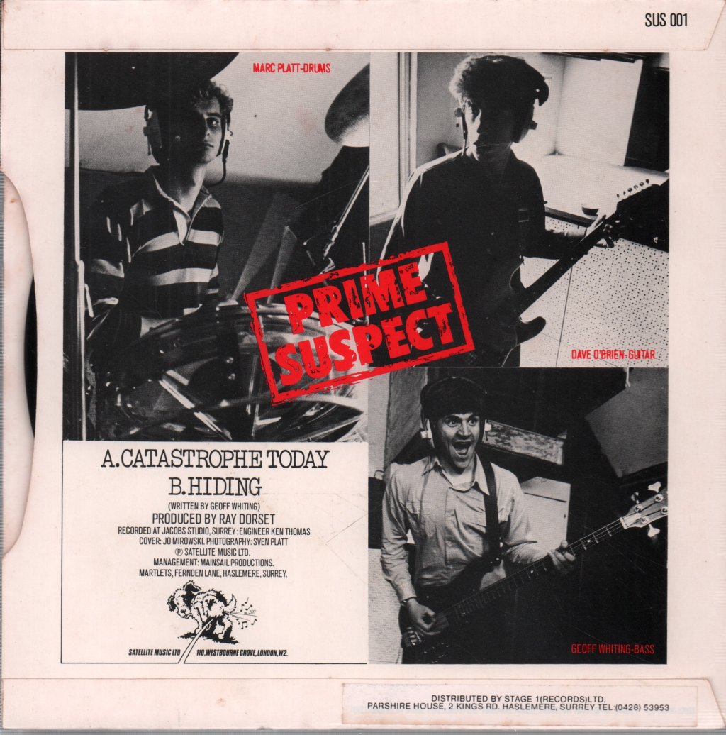 Prime Suspect - Catastrophe Today - 7 Inch