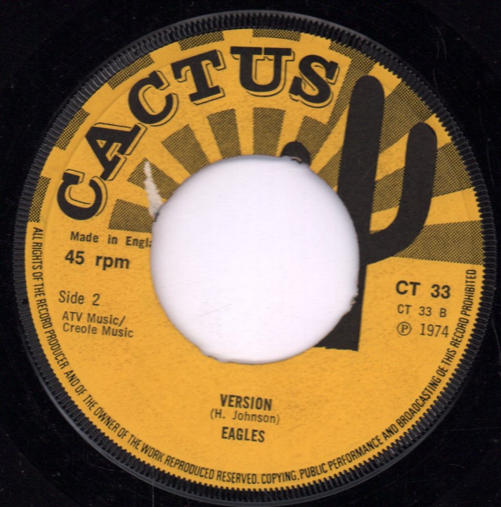 Eagles (Reggae Act) - Don't Look Back - 7 Inch