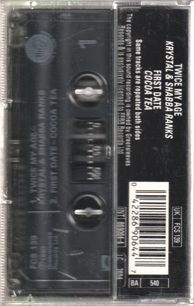 Krystal And Shabba Ranks - Twice My Age - Cassette
