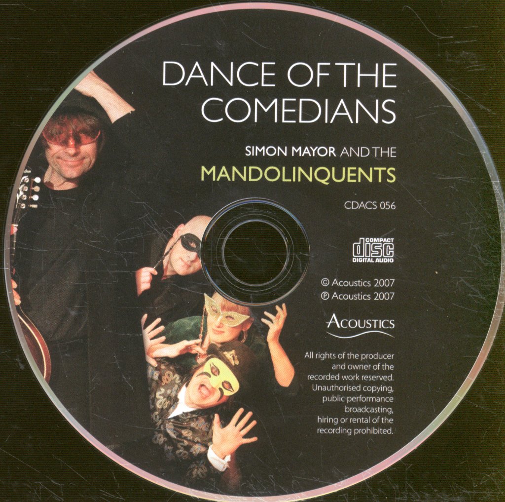 Simon Mayor and the Mandolinquents - Dance Of The Comedians In Concert - Cd