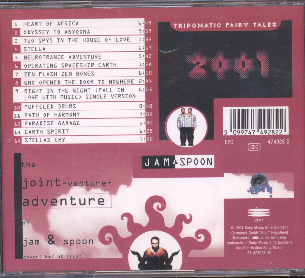 Jam And Spoon - Tripomatic Fairytales 2001 - Cd