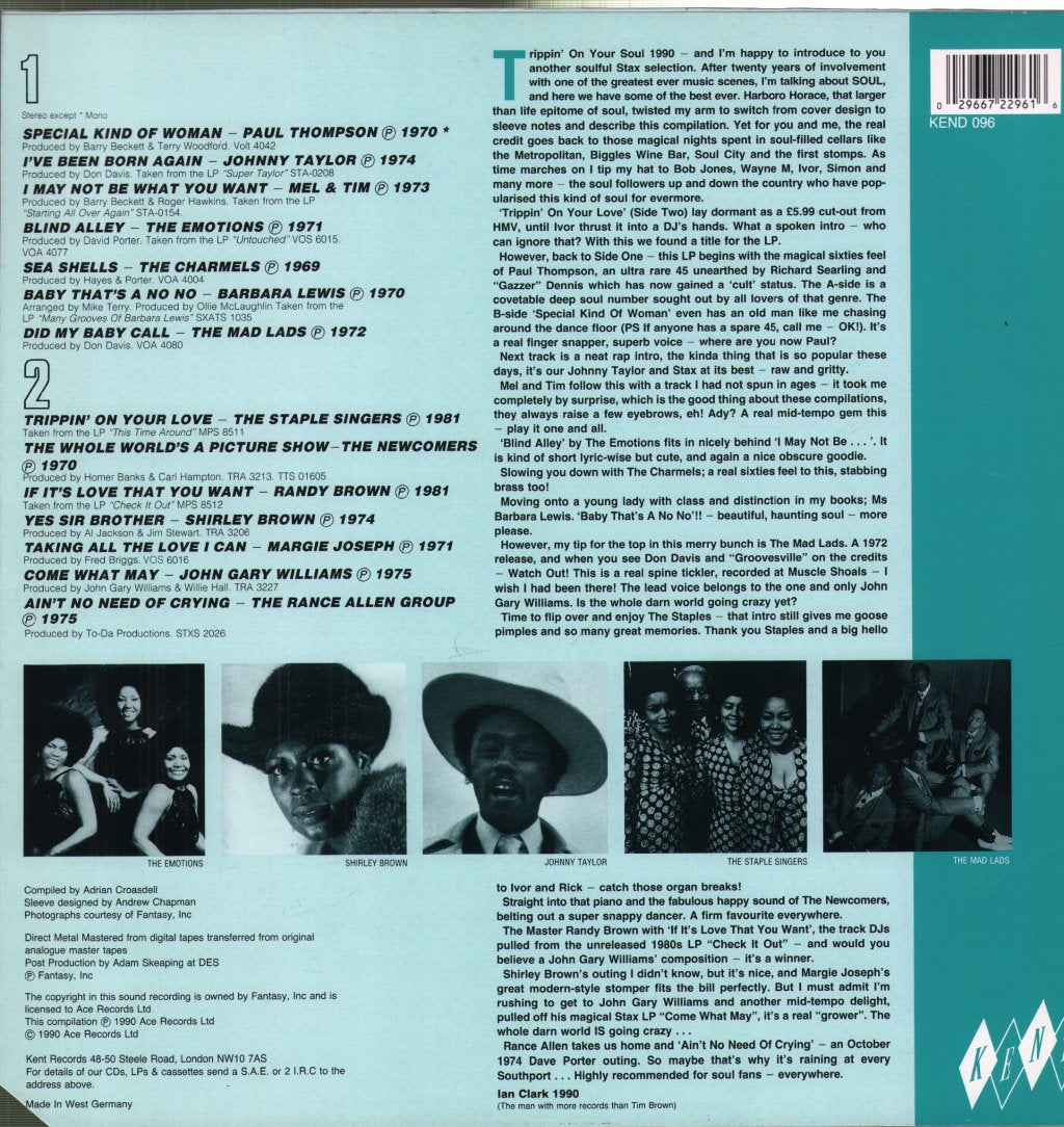 Various Artists - Trippin On Your Soul - Lp