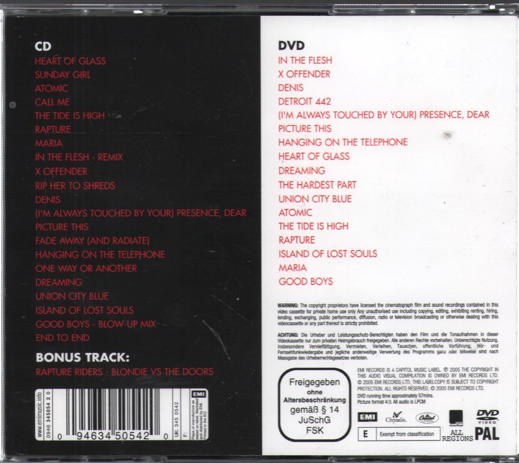Blondie - Greatest Hits - Cd/Dvd