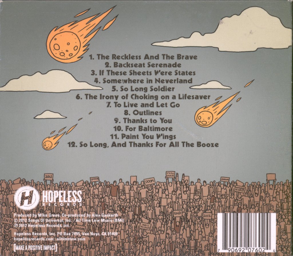 All Time Low - Don't Panic - Cd