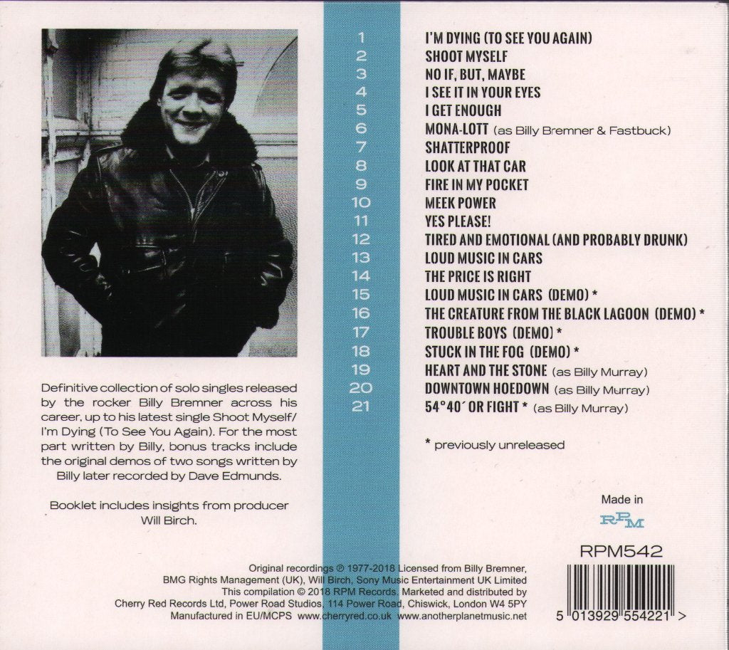 Billy Bremner - Singled Out - Cd