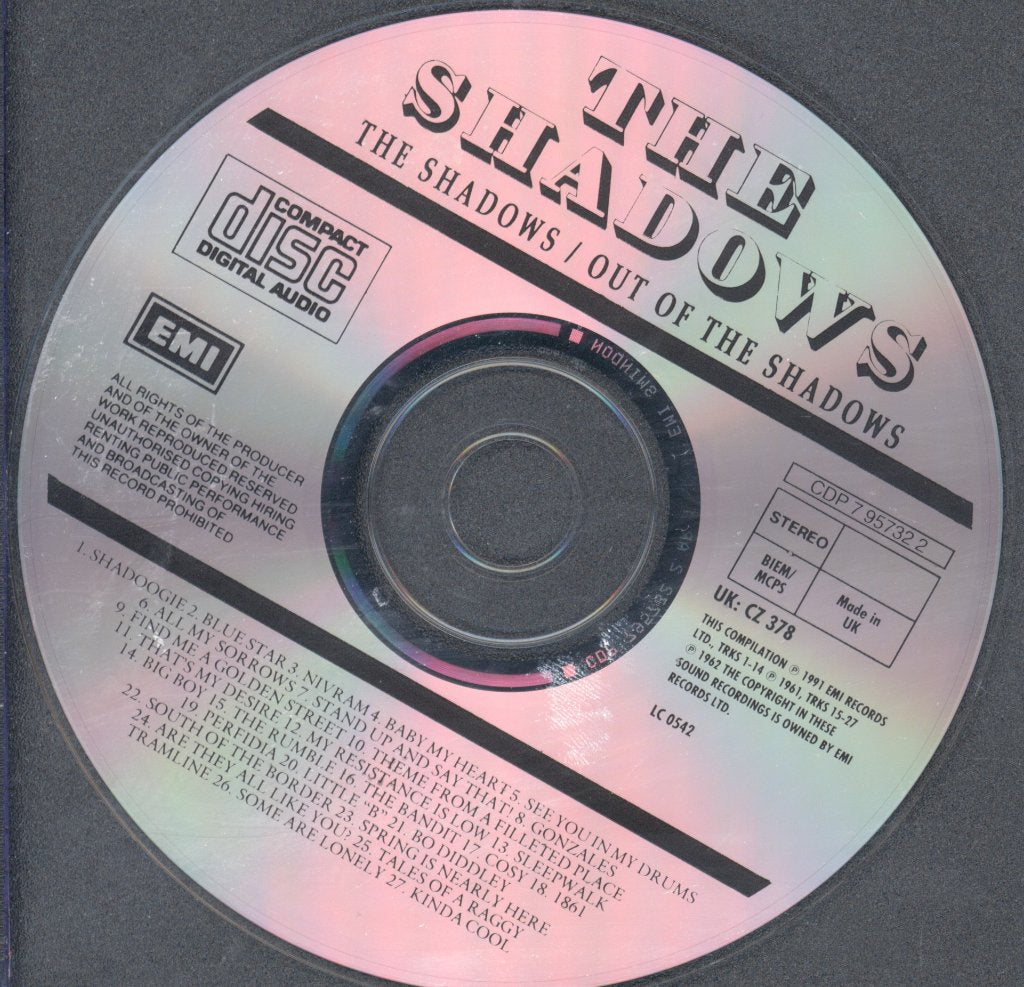 Shadows - Shadows / Out Of The Shadows - Cd