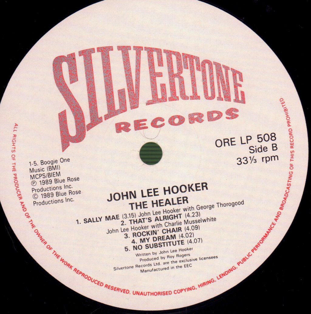 John Lee Hooker - Healer - Lp