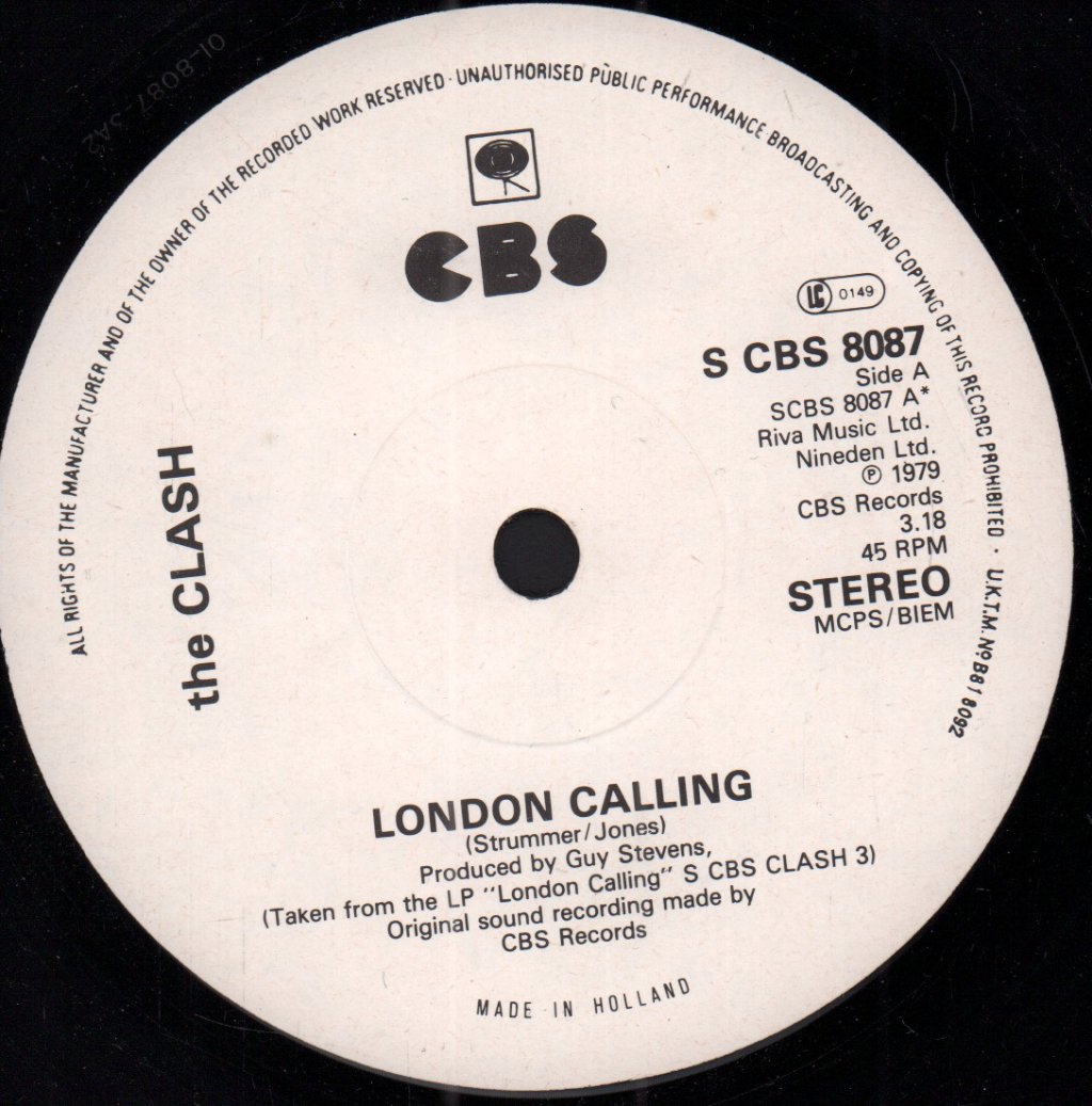 Clash - London Calling - 7 Inch