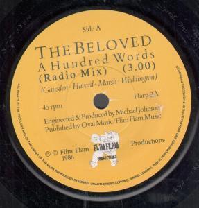 Beloved - A Hundred Words - 7 Inch